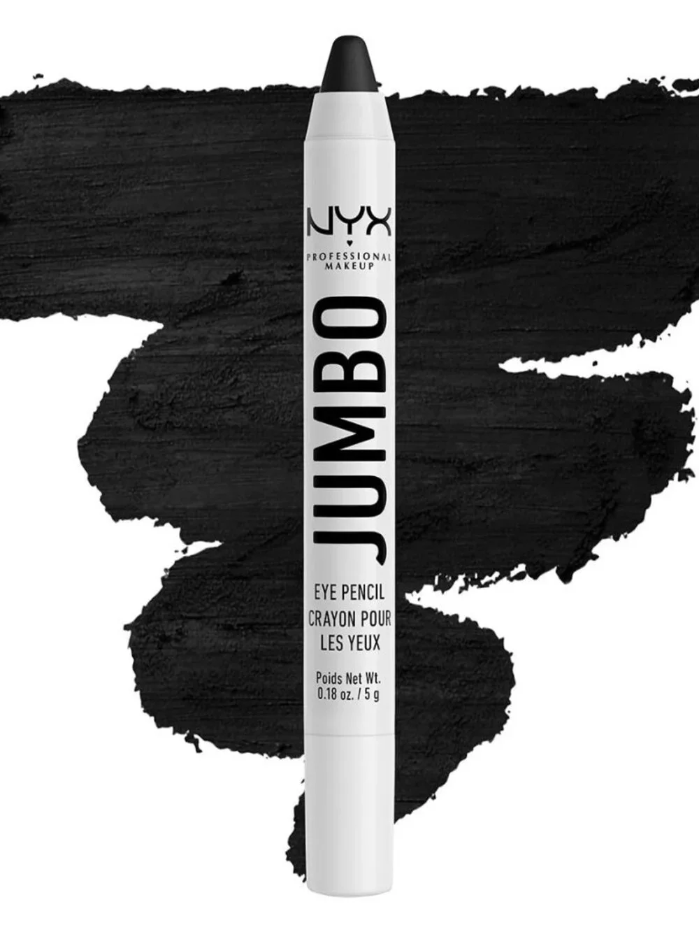 New NYX Jumbo Eye Thick Crayon Pencil Black Eyeliner Cream Eyeshadow Makeup Base